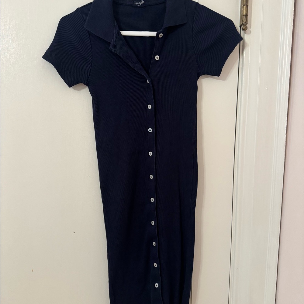 Brandy Melville Navy Sheath Polo Dress